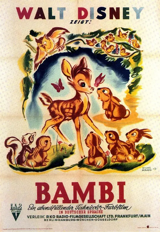 【Walt Disneys Bambi】海报